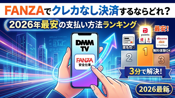 FANZAでクレカなし決済するならどれ?2026年最安の支払い方法ランキング